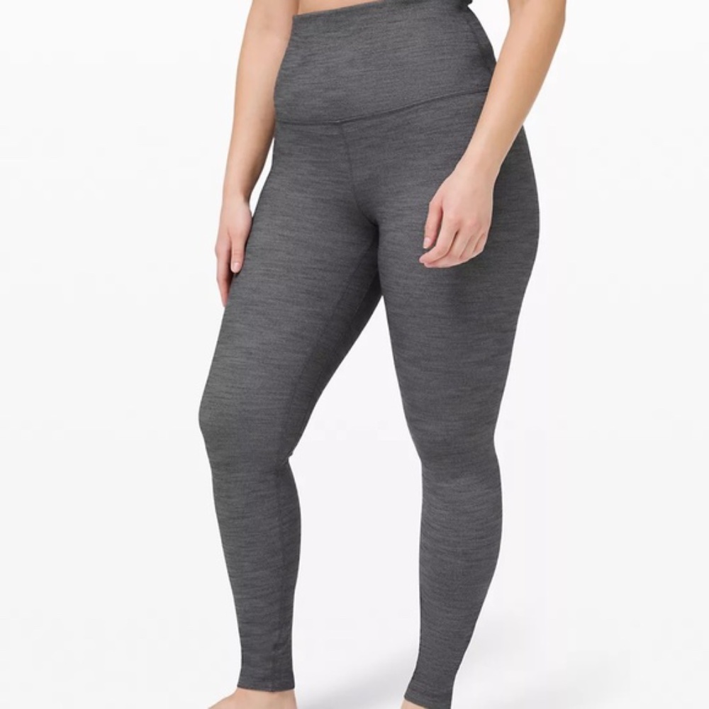 Lululemon Align Super High Rise 28" Herringbone